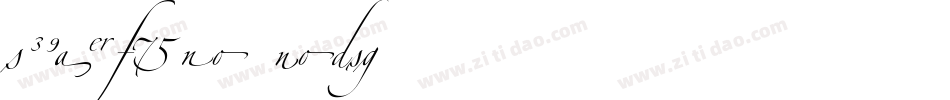 LTZapfino Four字体转换
